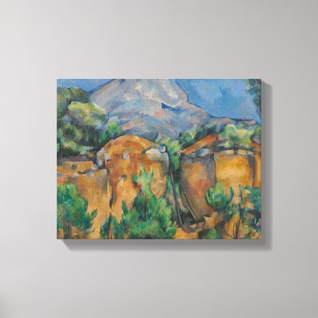 Paul Cezanne - The Mountain Sainte-Victoire Canvas Print (Front)