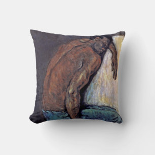 Paul Cezanne - The Negro Scipio Fine Art Painting Throw Pillow