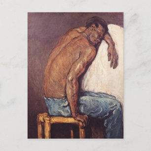 Paul Cezanne   The Negro Scipion, c.1866-68 Postcard