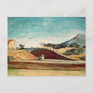 Paul Cezanne The Railway Cutting, c.1870 Postcard