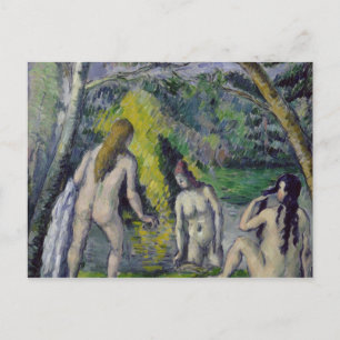 Paul Cezanne   The Three Bathers, c.1879-82 Postcard