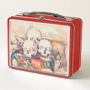 Paul Cezanne - The Three Skull Watercolor Metal Lunch Box