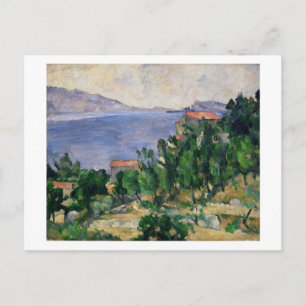 Paul Cezanne   View of Mount Marseilleveyre and th Postcard