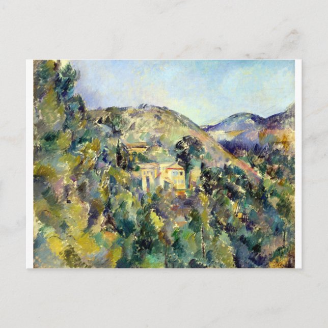 Paul Cezanne View of the Domaine Saint-Joseph Postcard (Front)