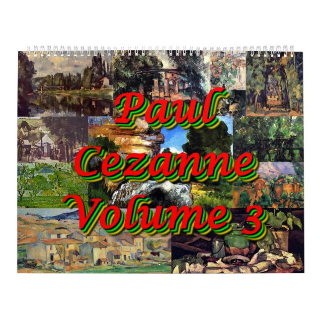 Paul Cezanne Volume 3 Calendar (Cover)