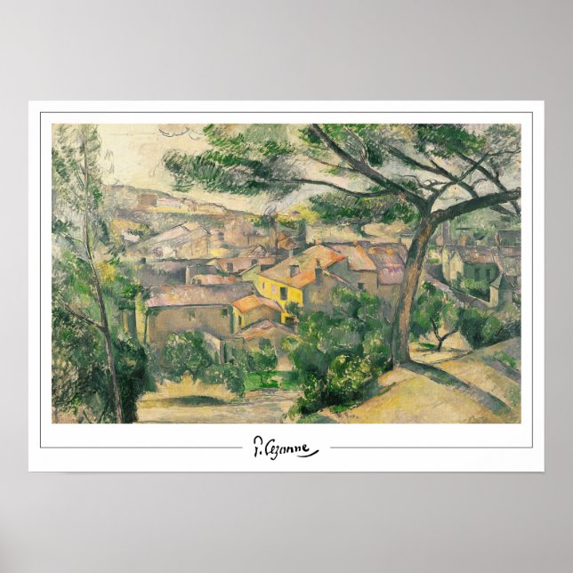 Paul Cézanne Zedign Art Poster #246 (Front)
