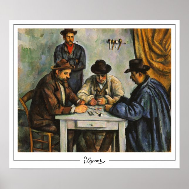 Paul Cézanne Zedign Art Poster #386 (Front)