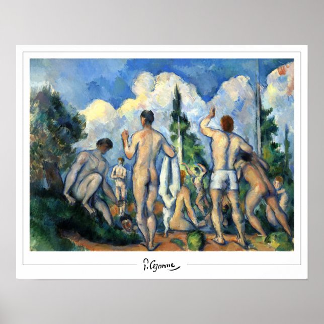Paul Cézanne Zedign Art Poster #72 (Front)