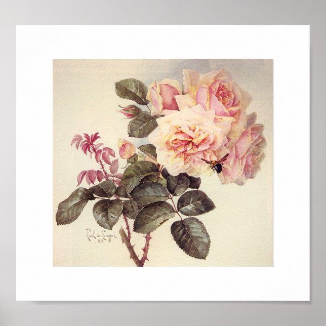 Paul de Longpre Poster (Front)