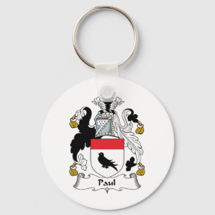 Paul Family Crest Keychain