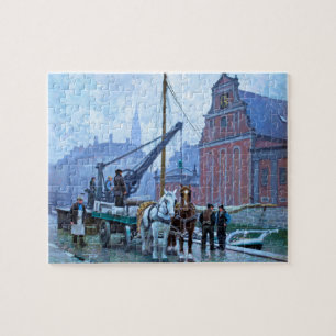 Paul Fischer The Holmen Church Copenhagen Jigsaw Puzzle