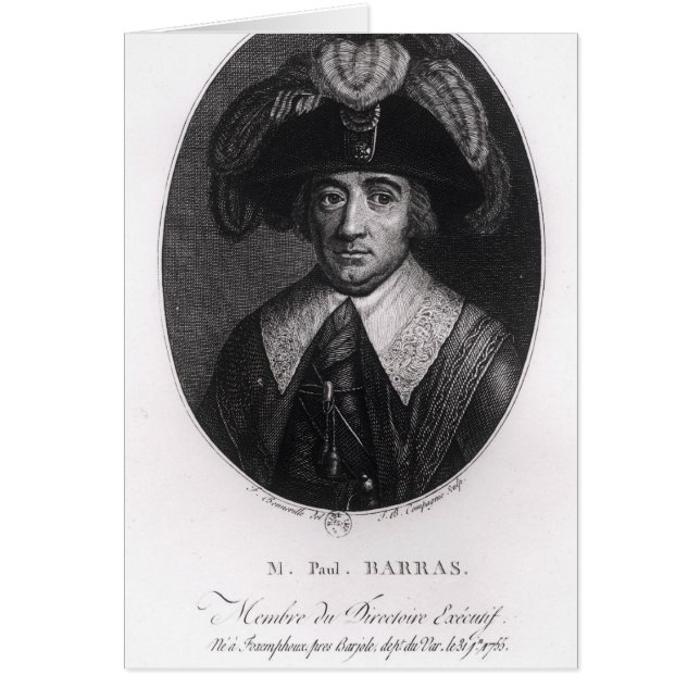Paul Francois Jean Nicolas Vicomte de Barras (Devant)