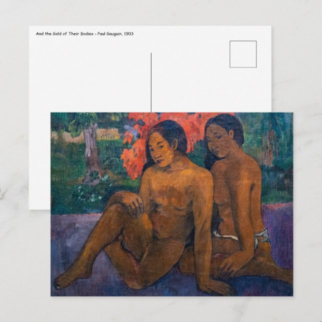 Paul Gauguin - And the Gold of Their Bodies Postcard (Front/Back)