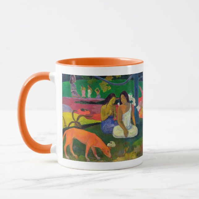 Paul Gauguin | Arearea (The Red Dog), 1892 Mug (Left)