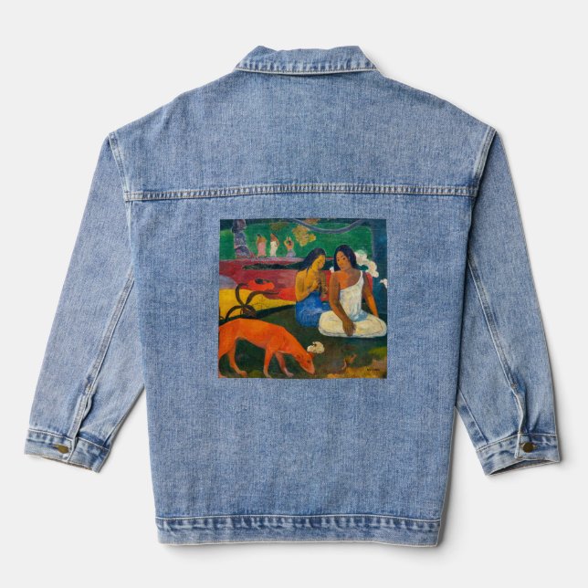 Paul Gauguin - Arearea / The Red Dog Denim Jacket (Back)