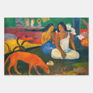 Paul Gauguin - Arearea / The Red Dog Wrapping Paper Sheet