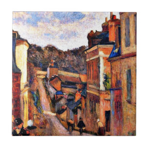 Paul Gauguin art: Rue Jouvenet, Rouen Tile