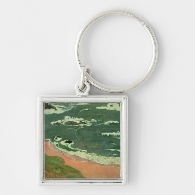 Paul Gauguin | Beach at Le Pouldu, 1889 Keychain (Front)