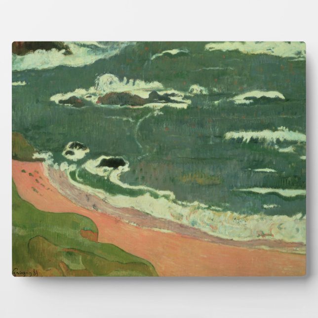 Paul Gauguin | Beach at Le Pouldu, 1889 Plaque (Front)