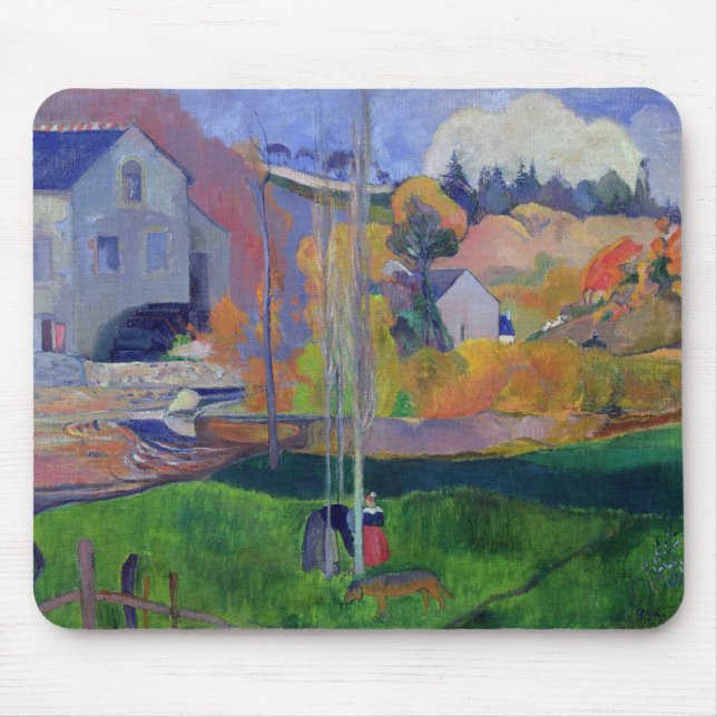 Paul Gauguin | Brittany Landscape: the David Mill, Mouse Pad (Front)
