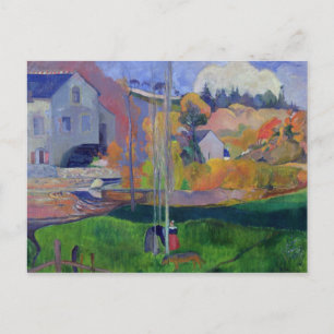 Paul Gauguin   Brittany Landscape: the David Mill, Postcard