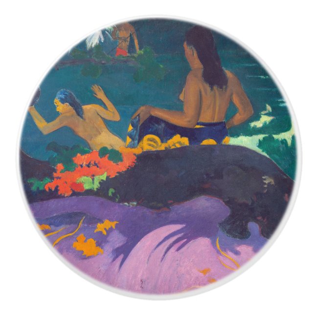 Paul Gauguin - By the Sea / Fatata te Miti Ceramic Knob (Front)