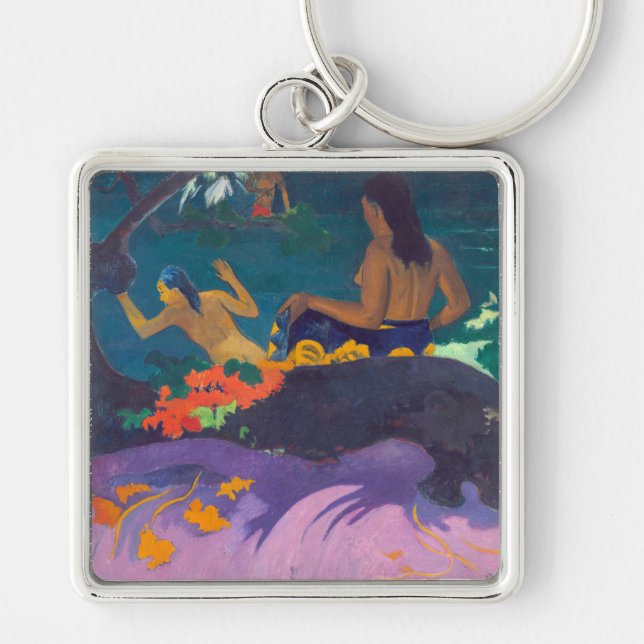 Paul Gauguin - By the Sea / Fatata te Miti Keychain (Front)