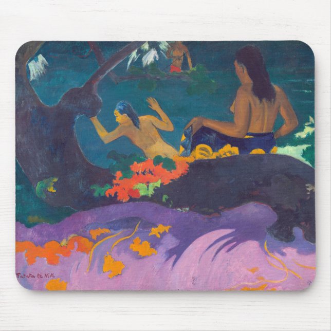 Paul Gauguin - By the Sea / Fatata te Miti Mouse Pad (Front)