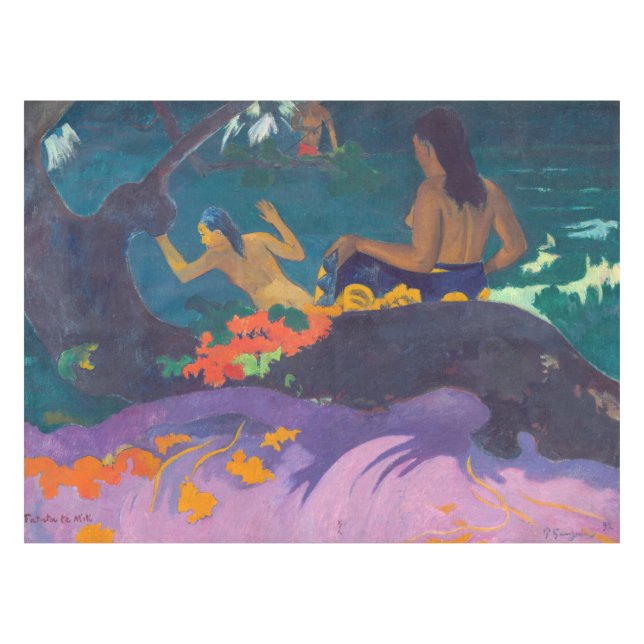 Paul Gauguin - By the Sea / Fatata te Miti Tablecloth (Front (Horizontal))