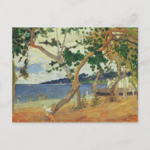 Paul Gauguin By the Seashore, Martinique, 1887 ( Postcard
