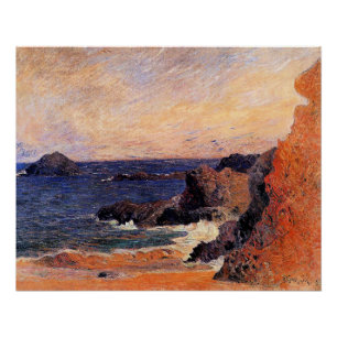 Paul Gauguin - Coastal Landscape, fine art, Poster