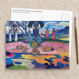 Paul Gauguin - Day of the God / Mahana no atua Postcard