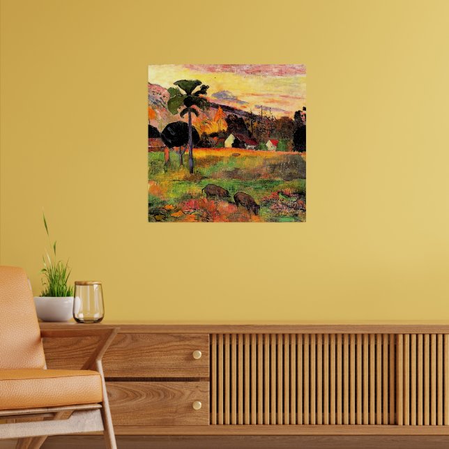 Paul Gauguin famous painting, Come Here, Poster (Living Room 2)