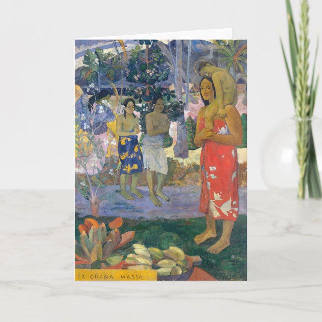 Paul Gauguin - Hail Mary / Ia Orana Maria Card (Front)