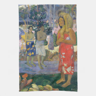 Paul Gauguin - Hail Mary / Ia Orana Maria Kitchen Towel