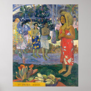 Paul Gauguin - Hail Mary / Ia Orana Maria Poster