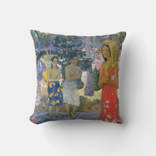 Paul Gauguin - Hail Mary / Ia Orana Maria Throw Pillow