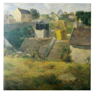 Paul Gauguin Houses at Vaugirard Tile