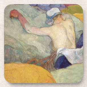Paul Gauguin   In the Heat, or The Pigs, 1888 Coaster