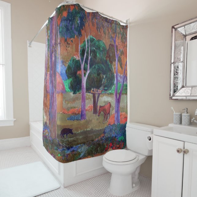 Paul Gauguin - Landscape with a Pig and a Horse (In Situ)