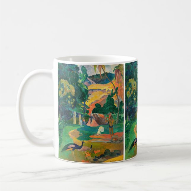 Paul Gauguin - Landscape with Peacocks / Matamoe Coffee Mug (Left)
