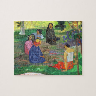 Paul Gauguin   Les Parau Parau (The Gossipers) Jigsaw Puzzle