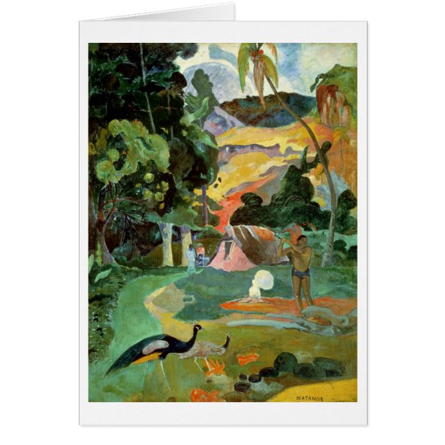 Paul Gauguin | Matamoe or, Landscap with Peacocks (Devant)