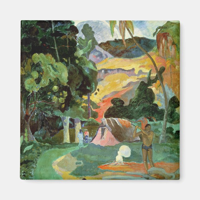 Paul Gauguin | Matamoe or, Landscape with Peacocks Magnet (Front)