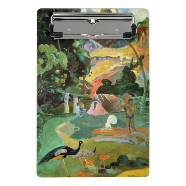 Paul Gauguin | Matamoe or, Landscape with Peacocks Mini Clipboard (Front)