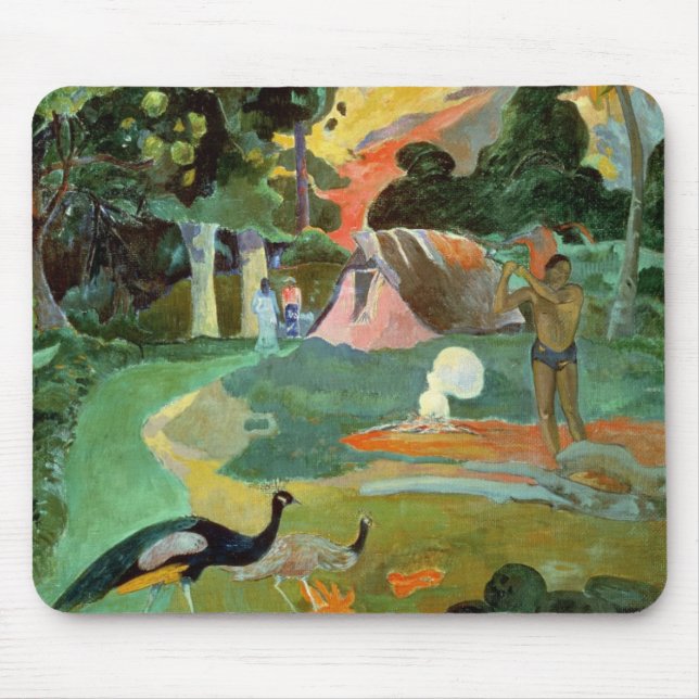 Paul Gauguin | Matamoe or, Landscape with Peacocks Mouse Pad (Front)