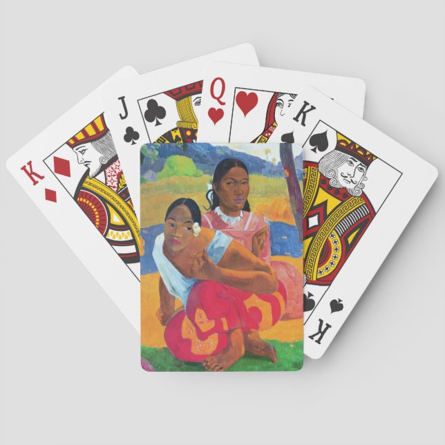 Paul Gauguin | Nafea Faaipoipo (When are you Getti Playing Cards (Back)