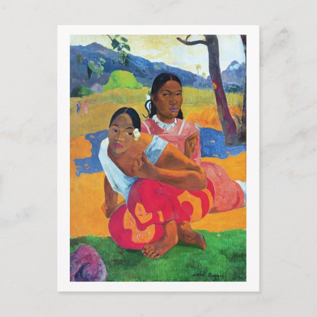 Paul Gauguin | Nafea Faaipoipo (When are you Getti Postcard (Front)