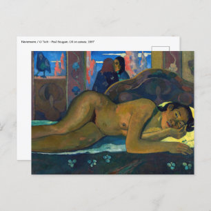 Paul Gauguin - Nevermore / O Taiti Postcard