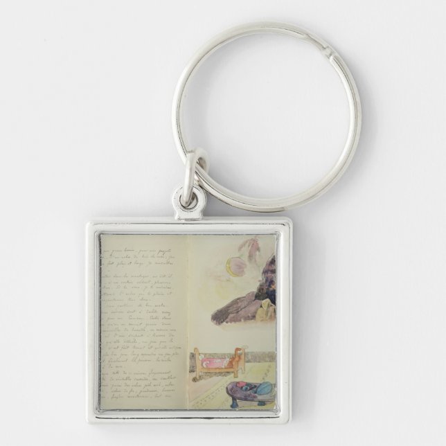Paul Gauguin | Pages from 'Noa Noa', 1893-94 Keychain (Front)